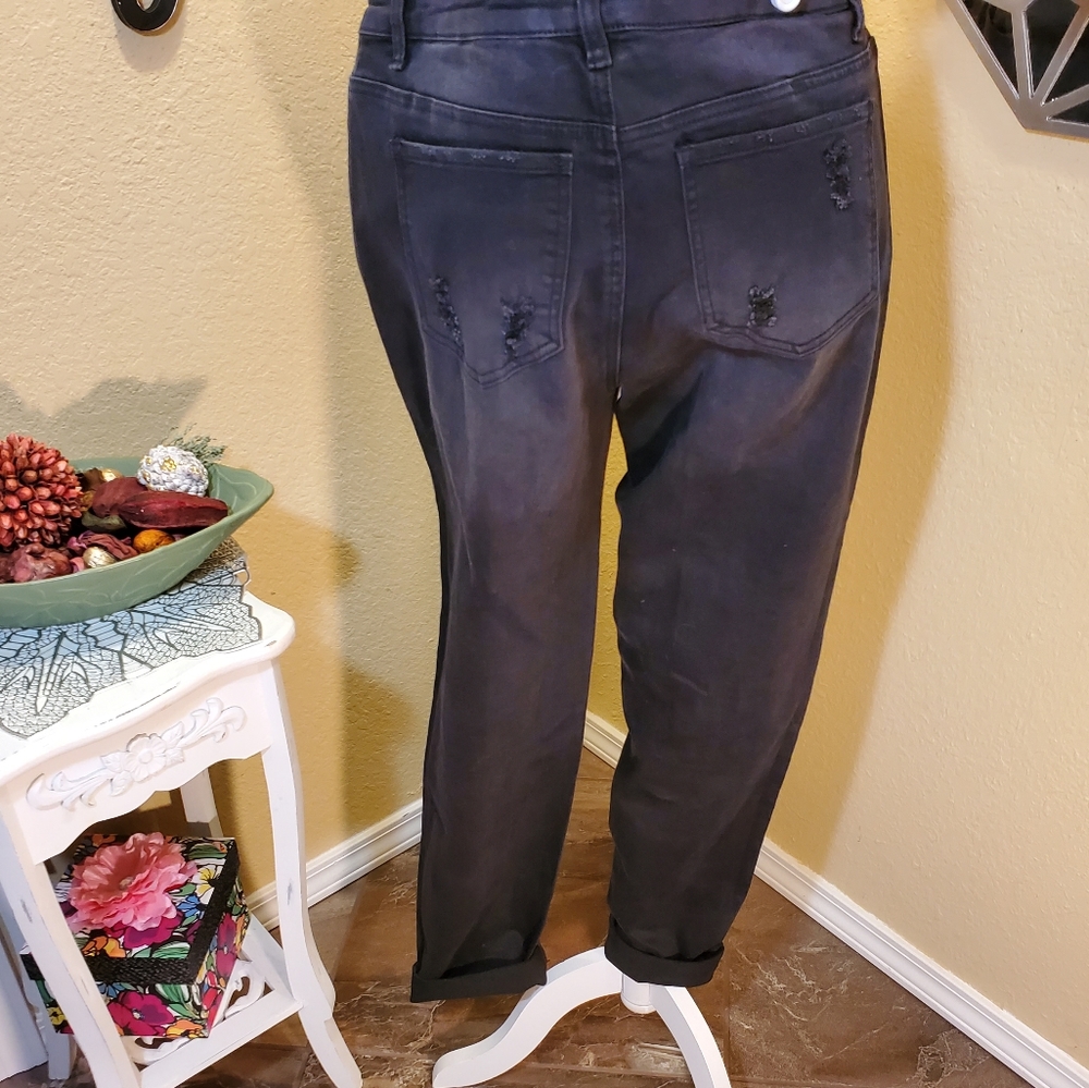 Indigo Thread Co. Factory Distressed Jeans - Picture 5 of 6